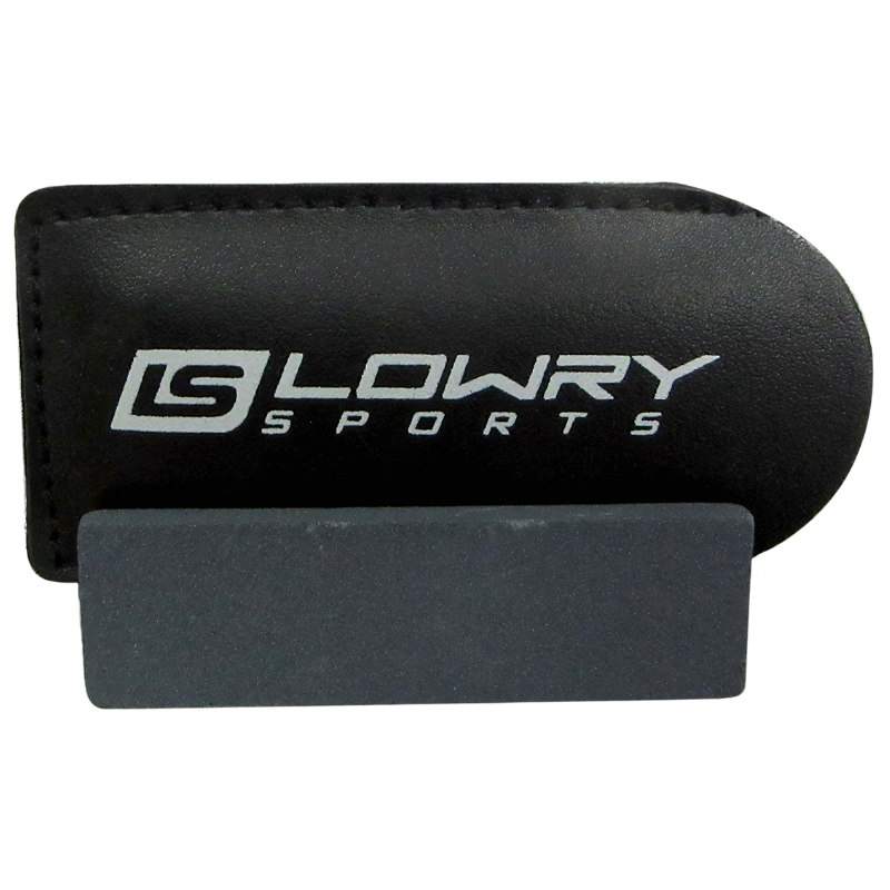 Lowry Skate Sharpening Hone Stone with Vinyl Pouch Larry's Sports Shop