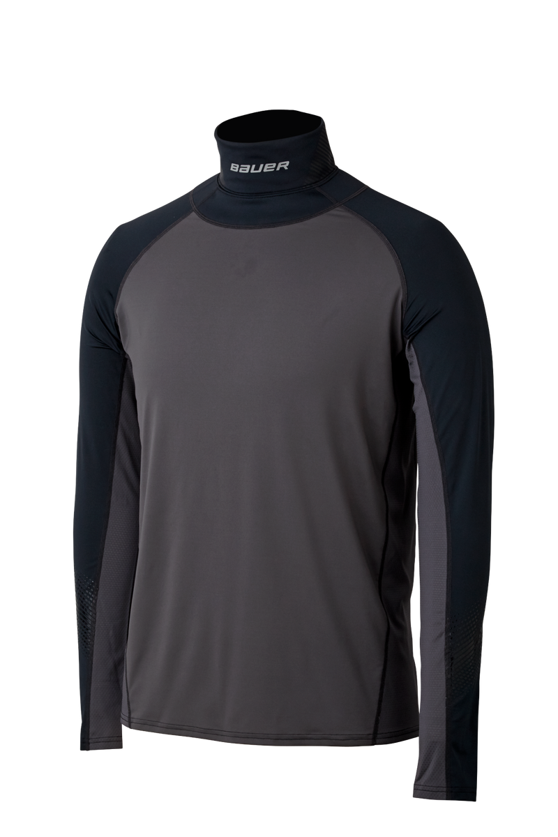 Bauer S19 LS Neck Protect Shirt - Youth