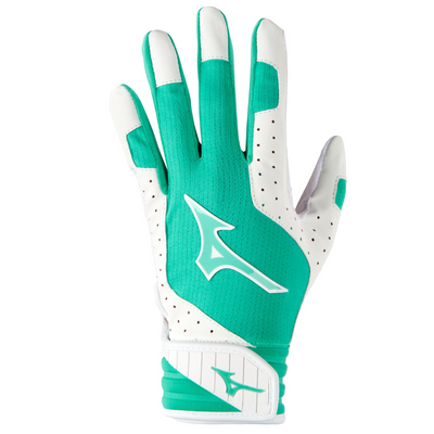 Mizuno Finch Batting Gloves Women's 2022 mint back