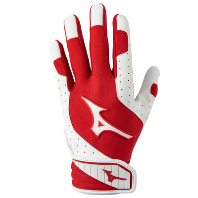 Mizuno Finch Batting Gloves Women's 2022 red back