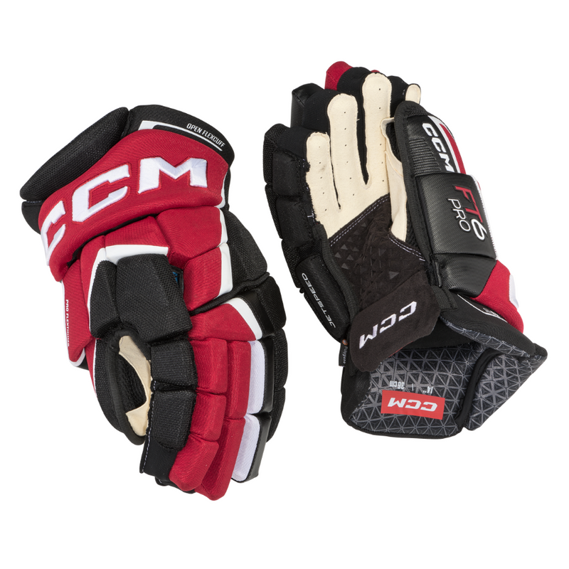 CCM Jetspeed FT6 Pro Gloves - Junior | Larry&