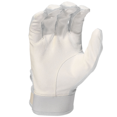 Easton Fundamental Fastpitch Batting Gloves Girls' white front (palm)