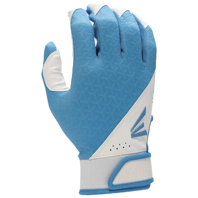 Easton Fundamental Fastpitch Batting Gloves Girls' white/Carolina Blue back