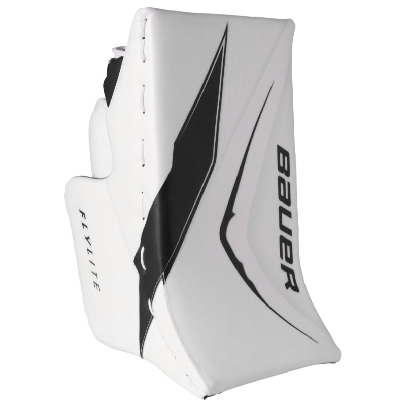 Bauer Goalie Protective Gear Bauer Vapor Flylite Goalie Blocker Senior 1064519 White Black