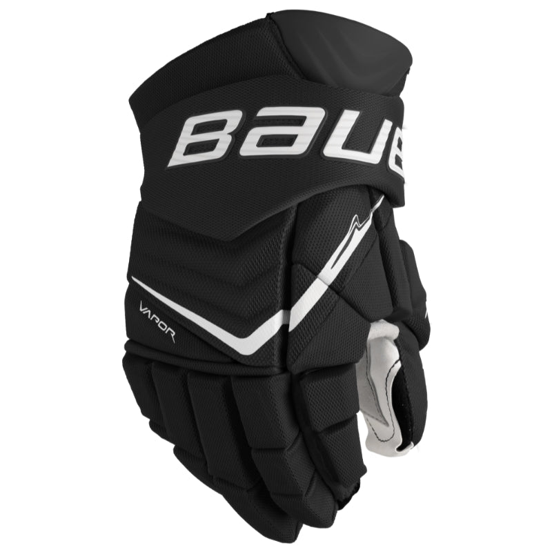 Bauer Hockey Protective Gear Bauer Vapor Flylite Hockey Gloves Intermediate 1064872 Black White