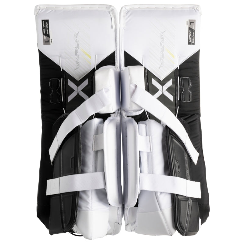 Bauer Hockey Protective Gear Bauer Vapor Hyperlite 2 MTO Goalie Leg Pads Senior 1061659 White Black