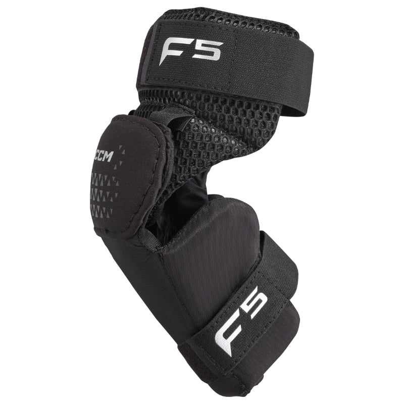 CCM Hockey Protective Gear CCM F5 Goalie Knee Pads Intermediate 2024 Black