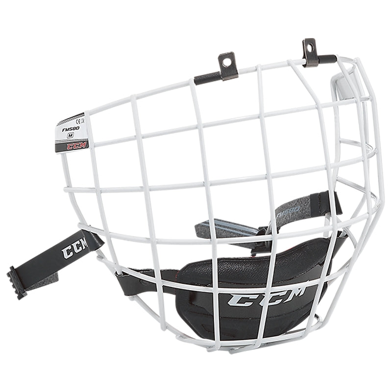 CCM Hockey Protective Gear CCM FM580 Hockey Facemask Senior FM580:SR White