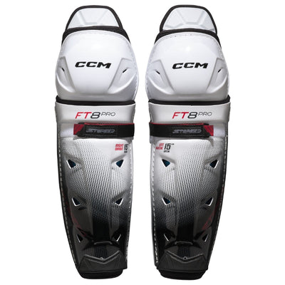 CCM Hockey Protective Gear CCM Jetspeed FT8 Pro Hockey Shin Guards Junior 2025