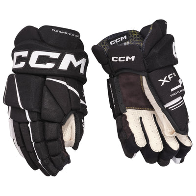 CCM Hockey Protective Gear CCM Tacks XF 80 Hockey Gloves Senior 2024 Black White