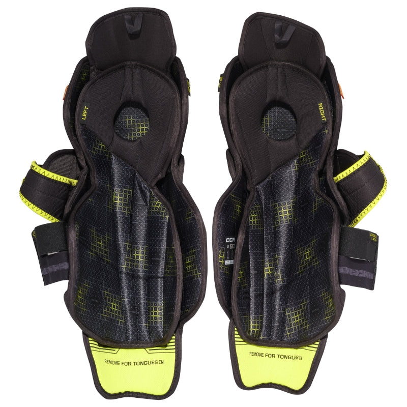 CCM Hockey Protective Gear CCM Tacks XF Shin Guards Junior 2024 SGXF:JR
