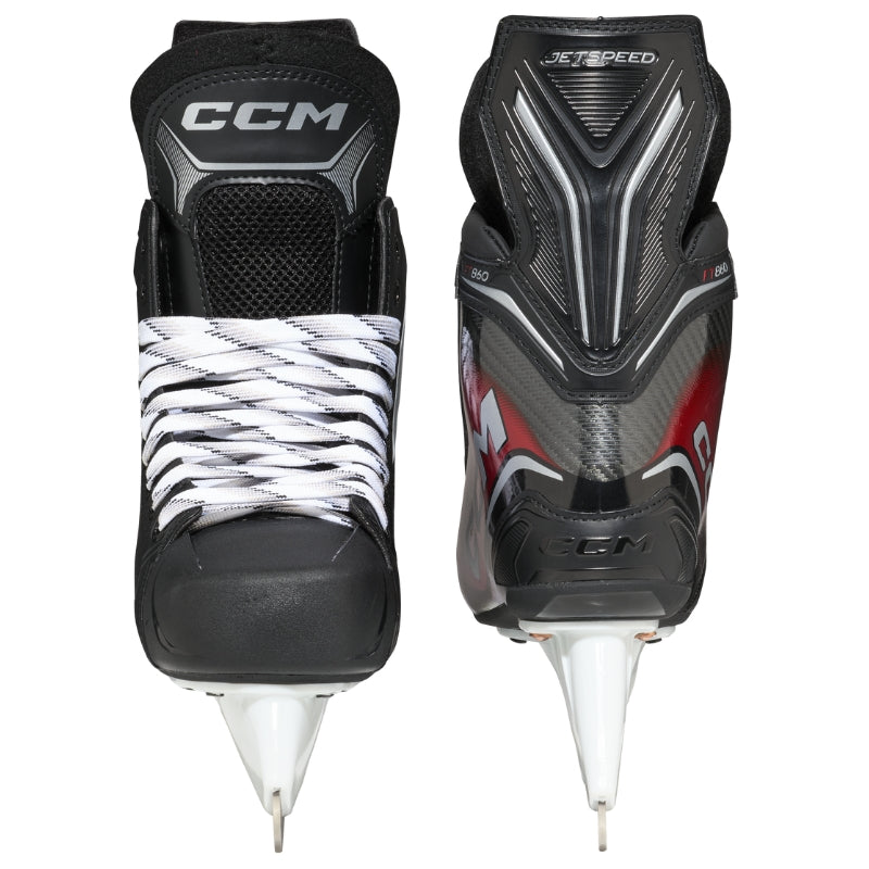 CCM Hockey Skates CCM Jetspeed 860 Hockey Skates Intermediate 2025 Front Back