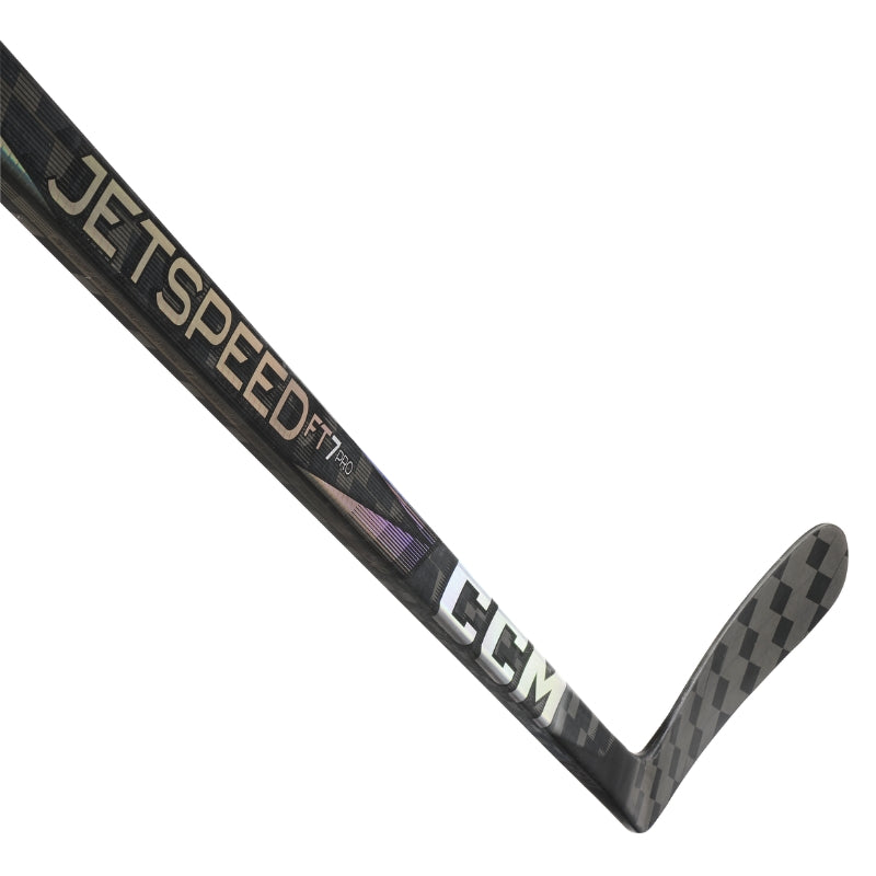 CCM Hockey Sticks CCM JetSpeed FT7 Pro Hockey Stick Chrome Junior 2024 Flex 40 50