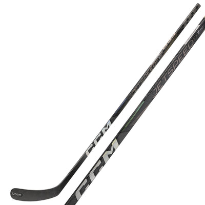 CCM Hockey Sticks CCM JetSpeed FT7 Pro Hockey Stick Chrome Junior 2024 HSFT7PCC:JR