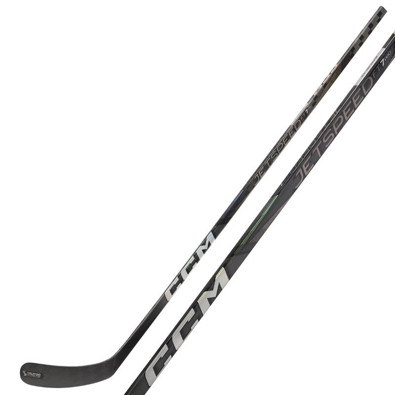 CCM Hockey Sticks CCM JetSpeed FT7 Pro Hockey Stick Chrome Junior 2024 HSFT7PCC:JR