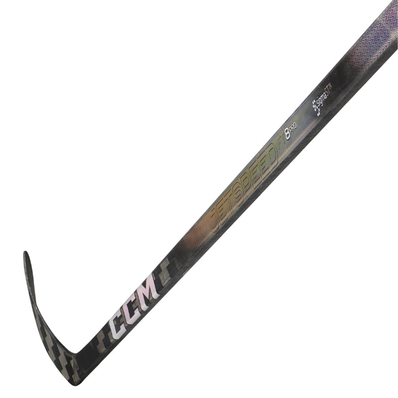 CCM Hockey Sticks CCM JetSpeed FT8 PRO Charcoal Hockey Stick Senior 2025 HSFT8PCC-SR