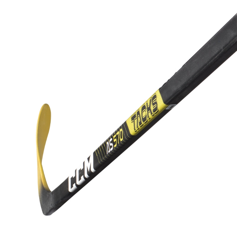 CCM Hockey Sticks CCM Tacks AS570 Junior Hockey Stick 2022 Black Yellow