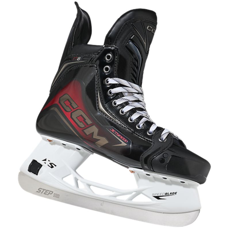 CCM Ice Hockey Skates CCM Jetspeed FT8 (2025) Senior Black/Red side facing lower right