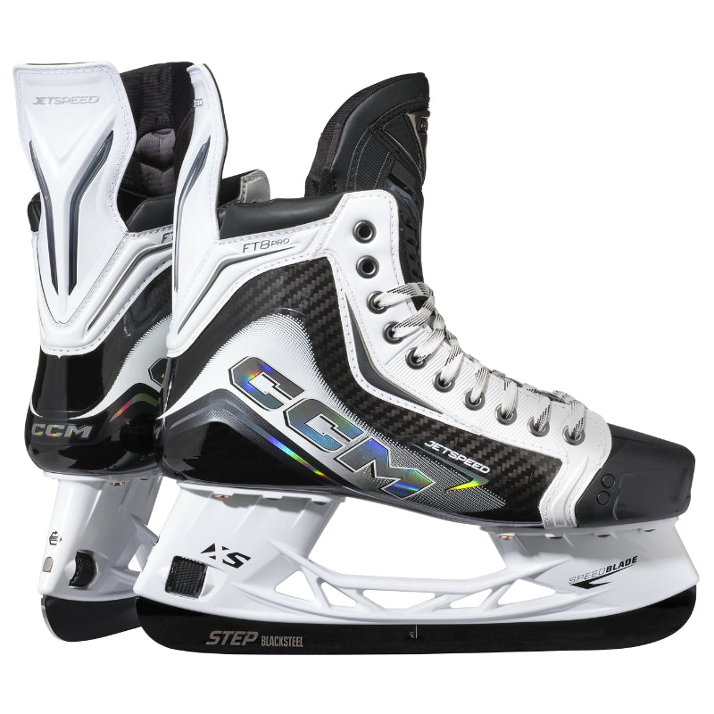 CCM JetSpeed FT8 Pro White Edition Hockey Skates Senior (2025