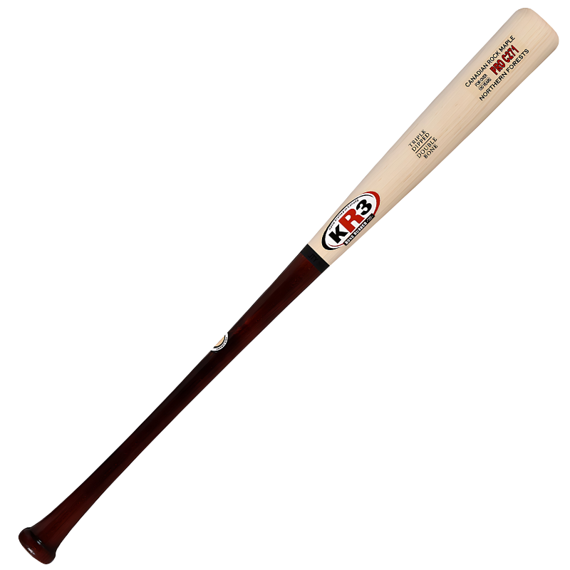 KR3 C271 Canadian Rock Maple Wood Baseball Bat