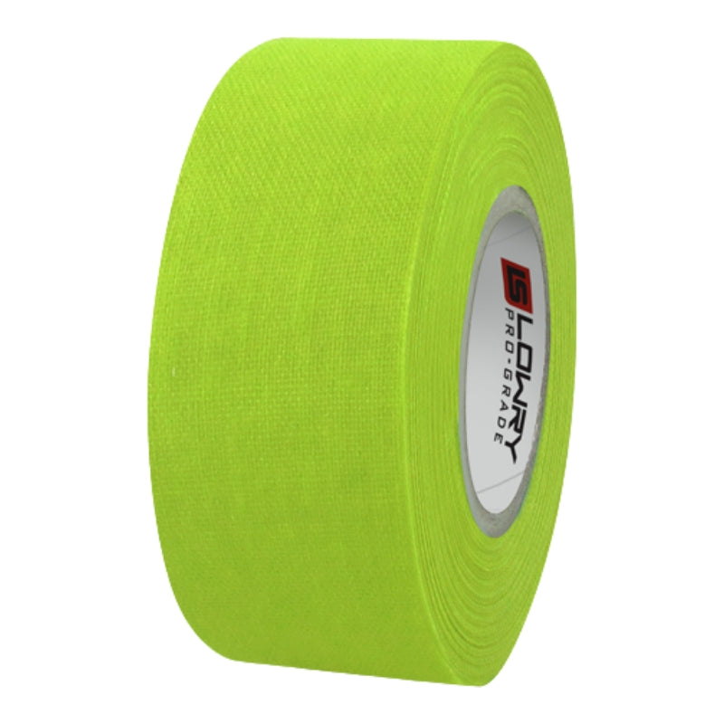 Lowry Sports Hockey Accessories Lowry Sports Pro Grade Coloured Hockey Cloth Tape Neon Yellow