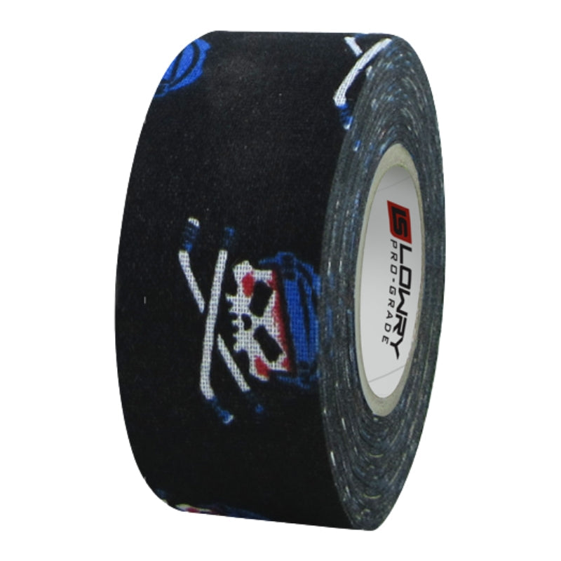 Lowry Sports Hockey Accessories Lowry Sports Pro Grade Coloured Hockey Cloth Tape Skull