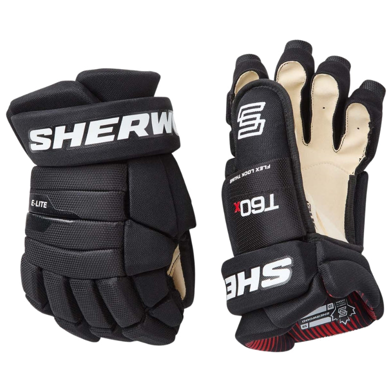 Sherwood Hockey Protective Gear Sherwood T60x Hockey Gloves Senior 2025 Black