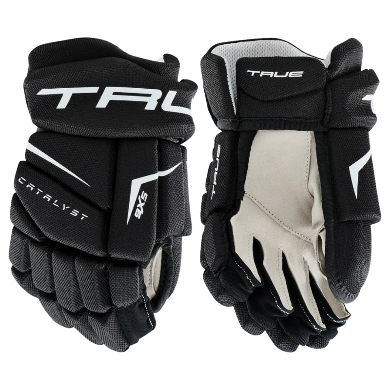 TRUE Hockey Protective Gear TRUE Catalyst 9X5 Hockey Gloves Youth 2025 Black