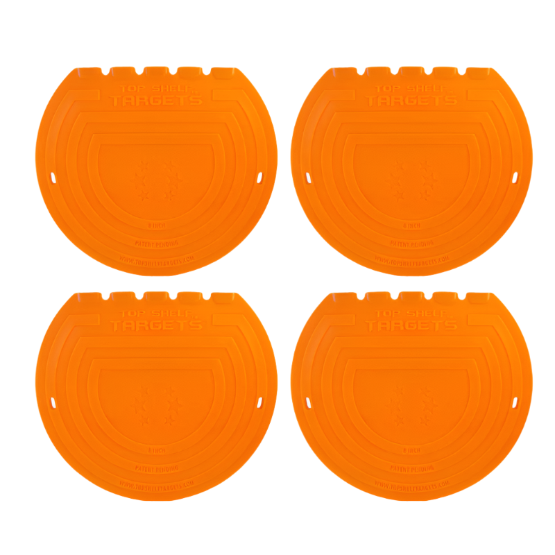 Top Shelf Hockey Training Top Shelf 8 inch Orange Magnetic Targets 4 Pack