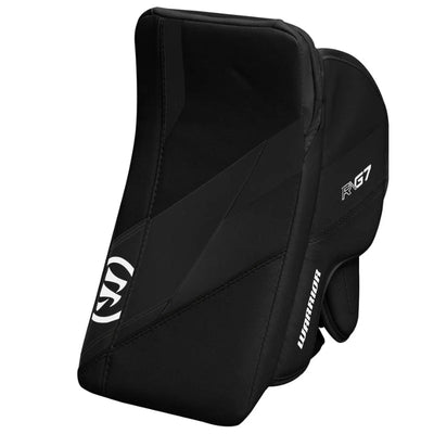 Warrior Goalie Protective Gear Warrior Ritual R-G7 Pro Goalie Catcher Blocker Junior G7BJ4 Black