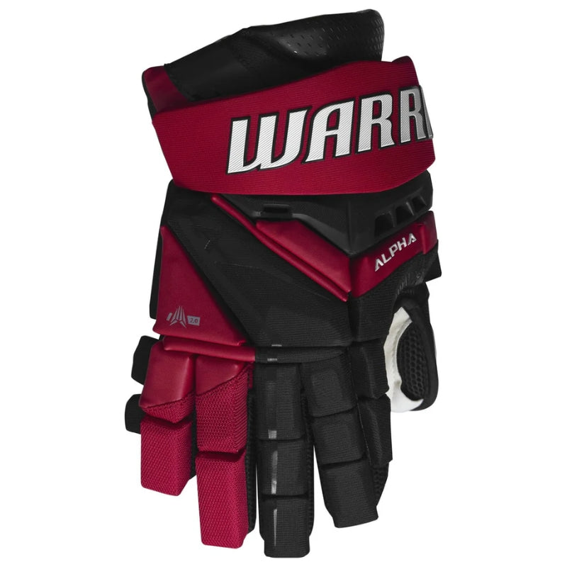 Warrior Hockey Protective Gear Warrior Alpha LX3 Pro Hockey Gloves Senior 2025 Black Red