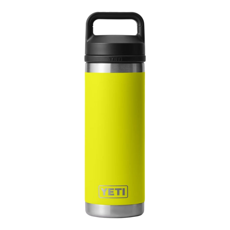 Yeti Drinkware Yeti Rambler 18oz Bottle with Chug Cap Firefly Yellow