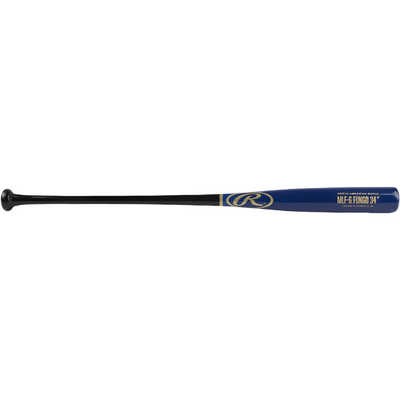 Rawlings Fungo 34" Wood Baseball Bat - Black / Royal - Maple (2022)