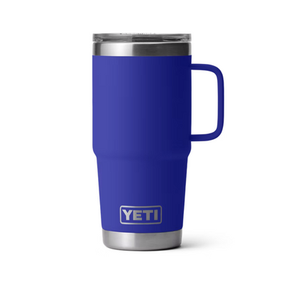 Yeti Rambler 20oz Travel Mug with Stronghold Lid Offshore Blue | Larry's Sports Shop