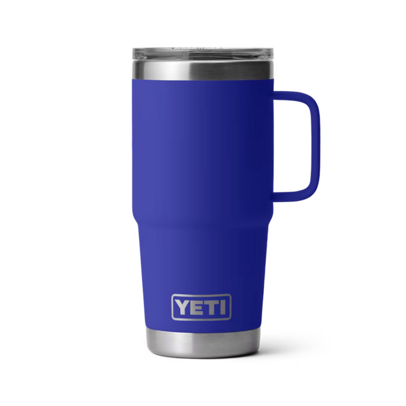 Yeti Rambler 20oz Travel Mug with Stronghold Lid Offshore Blue | Larry&