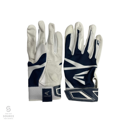 Easton Z3 Baseball Batting Gloves - White / Navy - Adult