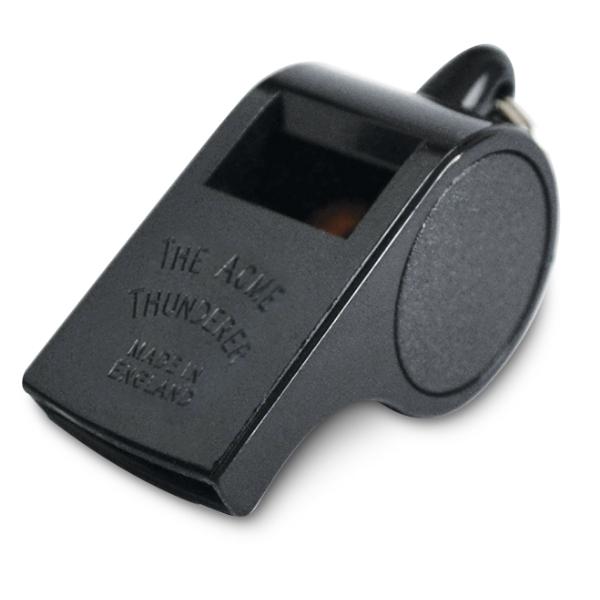 Acme Plastic Black Coaches Whistles | Larry&
