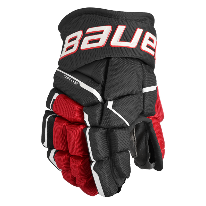 Bauer Supreme Mach Hockey Gloves - Junior | Larry&