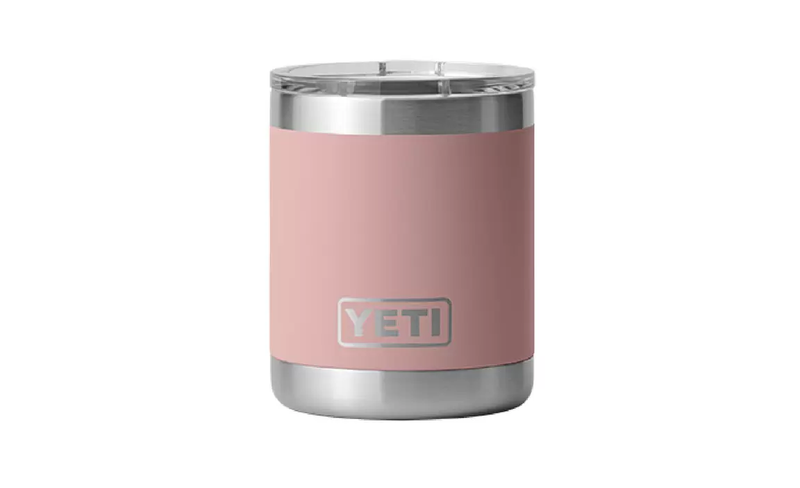 YETI Rambler 10oz Lowball with Magslider Lid Sandstone Pink | Larry&