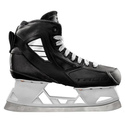 True Goalie Skates True Pro Custom 2-Piece Senior Black side facing right