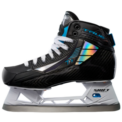 True Goalie Skates True TF9 Senior Black side facing left
