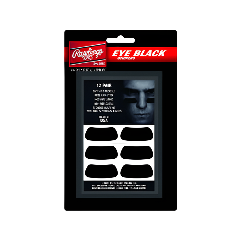 Rawlings Eye Black Stickers (Pack of 12) – Larry's Sports Shop