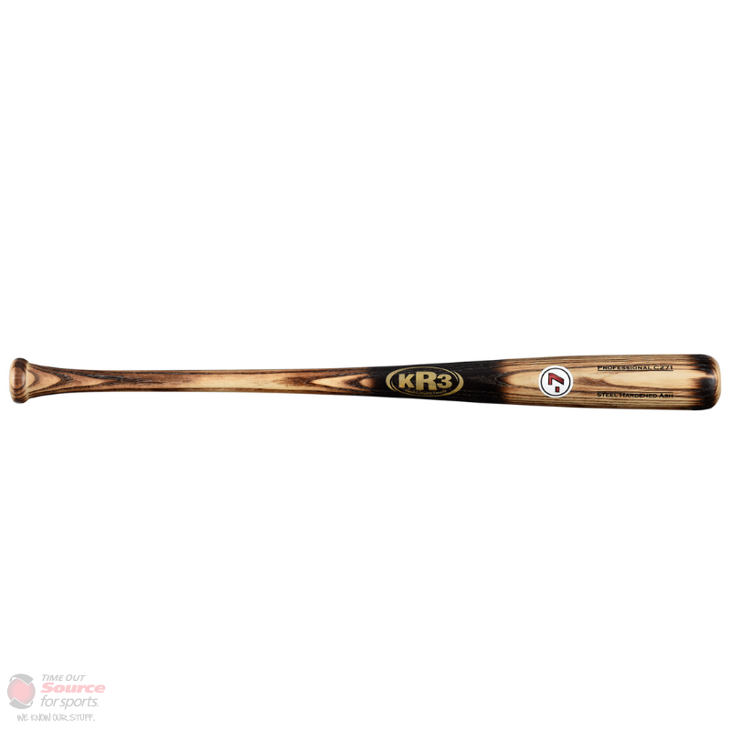 KR3 C271 Steel Hardened Ash Wood Baseball Bat -7 (Youth)