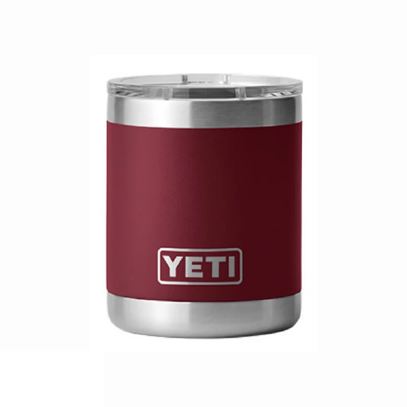 YETI Rambler 10oz Lowball with Magslider Lid Harvest Red | Larry&