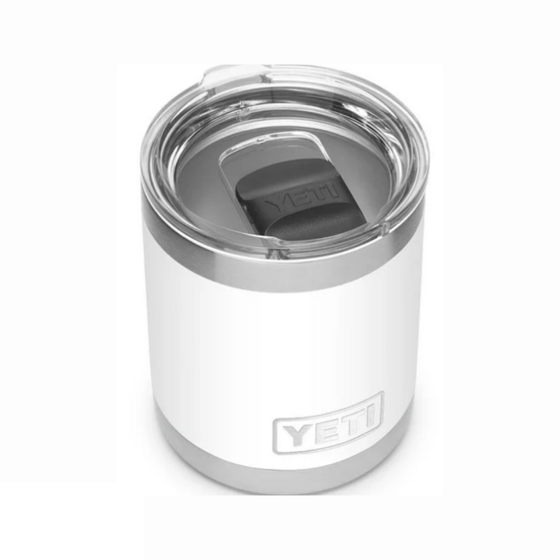 YETI Rambler 10oz Lowball with Magslider Lid White | Larry&