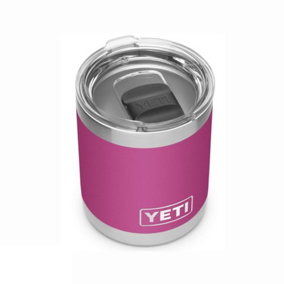 YETI Rambler 10oz Lowball with Magslider Lid Prickly Pear Pink | Larry's Sports Shop