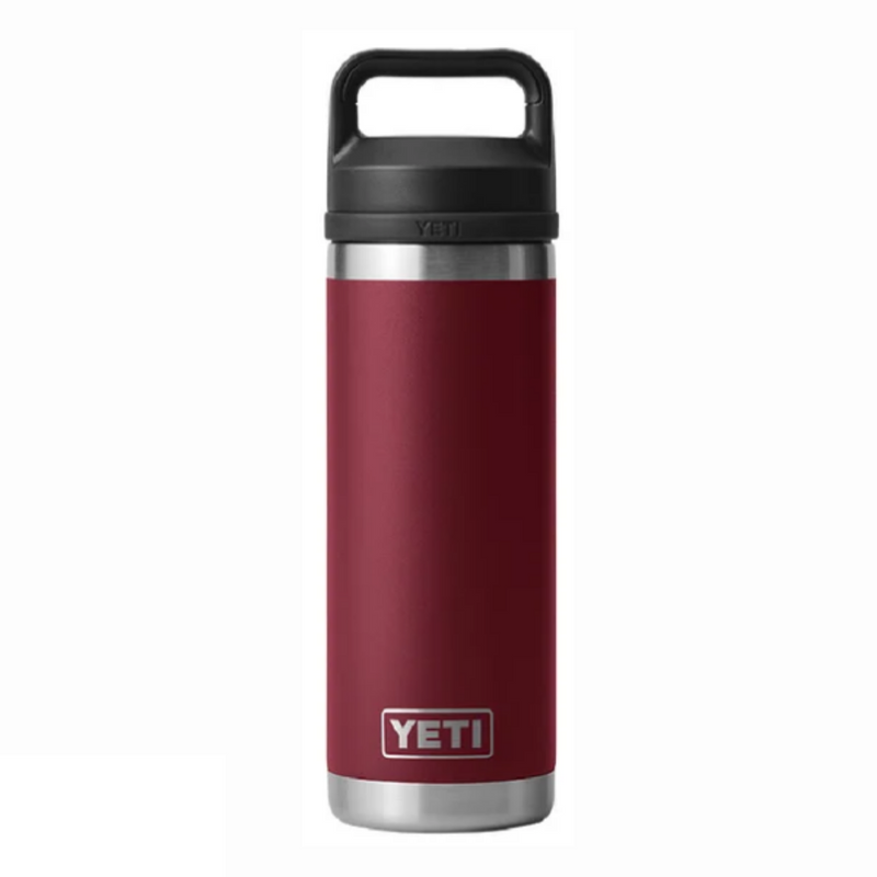 YETI Rambler Bottle with Chug Cap - 18 oz Harvest Red | Larry&