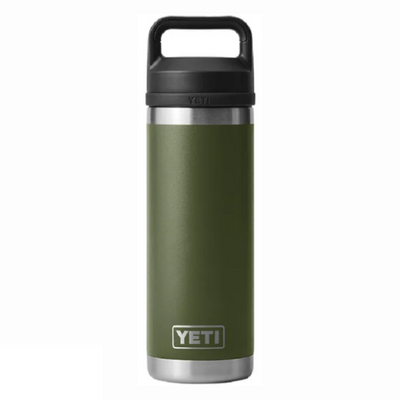 YETI Rambler Bottle with Chug Cap - 18 oz Highlands Olive | Larry's Sports Shop