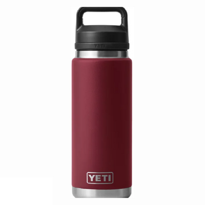Yeti Rambler Bottle with Chug Cap - 26oz Harvest Red | Larry's Sports Shop