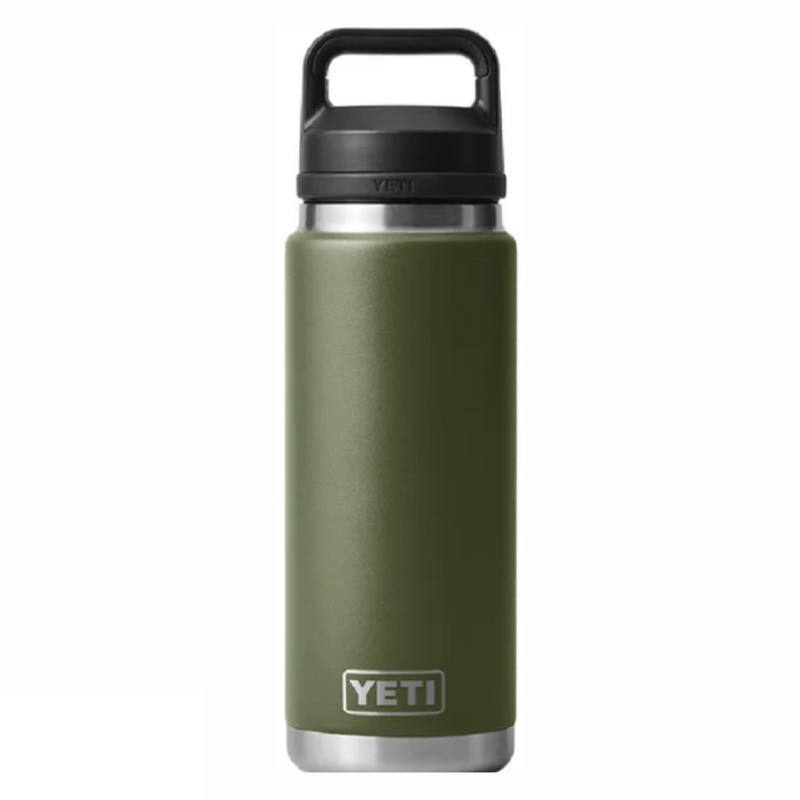 Yeti Rambler Bottle with Chug Cap - 26oz Highlands Olive | Larry&